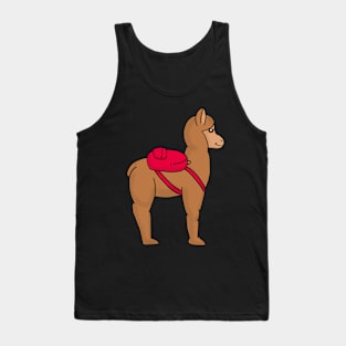 Back-to-School Alpacas Tank Top